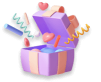 Purple gift box
